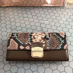Henri Bendel A-List Snake Wallet